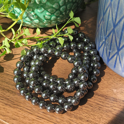 Hematite Bracelet - 8mm Beads