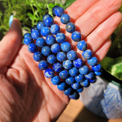 Lapis Lazuli Bracelet - 8mm Beads