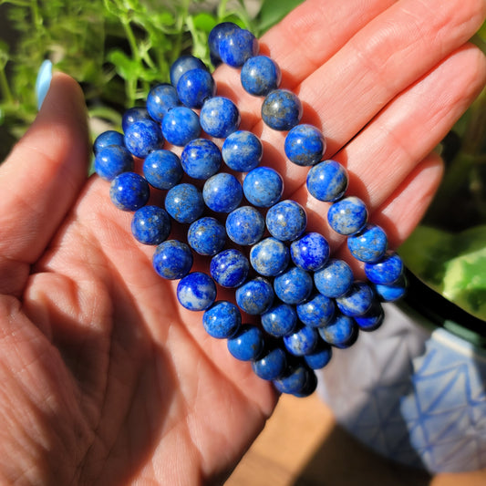 Lapis Lazuli Bracelet - 8mm Beads
