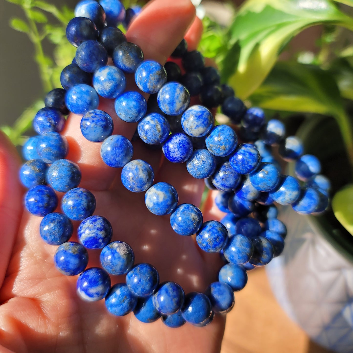 Lapis Lazuli Bracelet - 8mm Beads