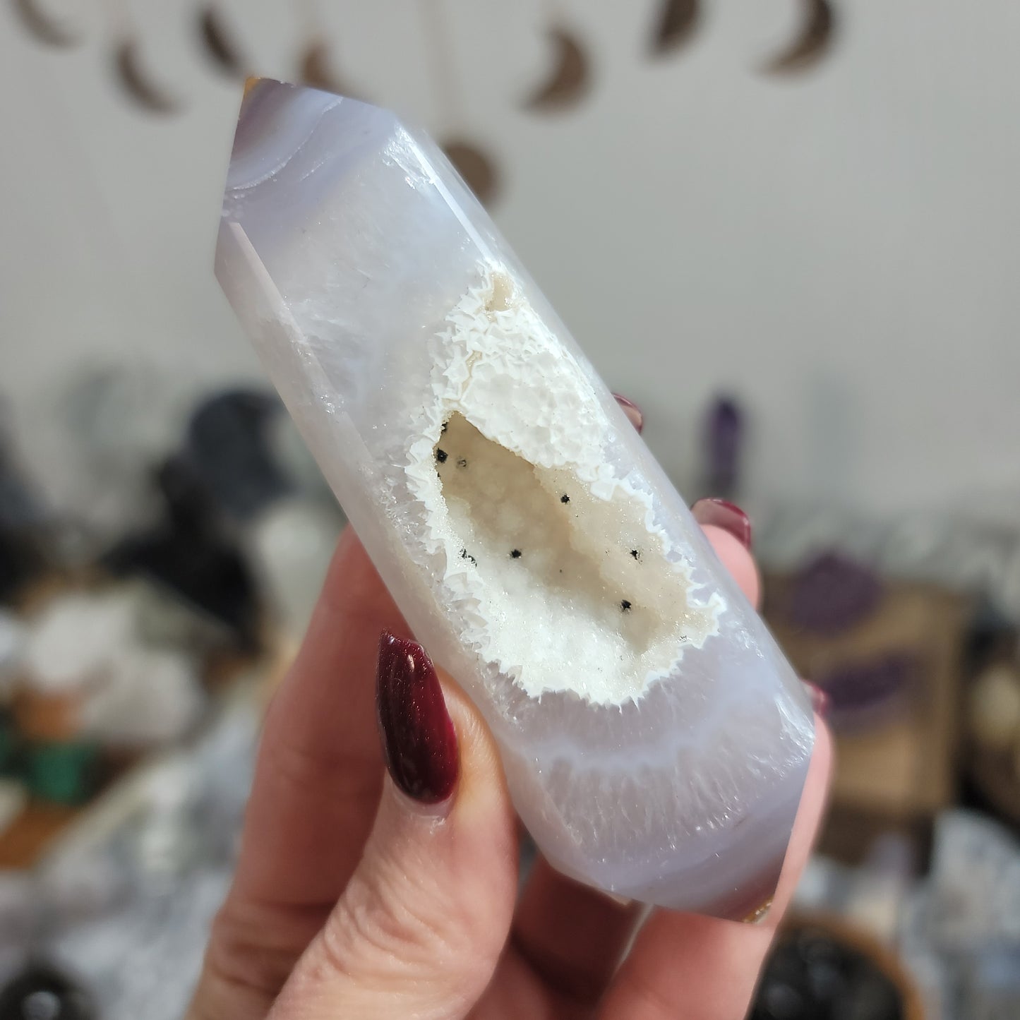 Druzy Agate Wand, Brazil - 02