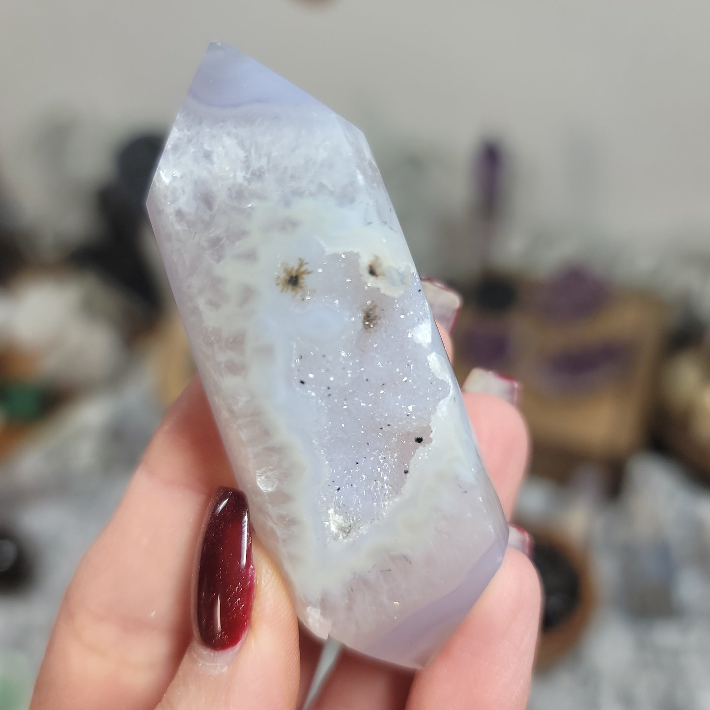 Druzy Agate Wand, Brazil - 03