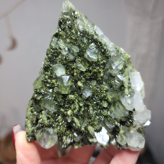 Epidote with Quartz (AKA Fairy Forest), Hakkari, Turkey - 02