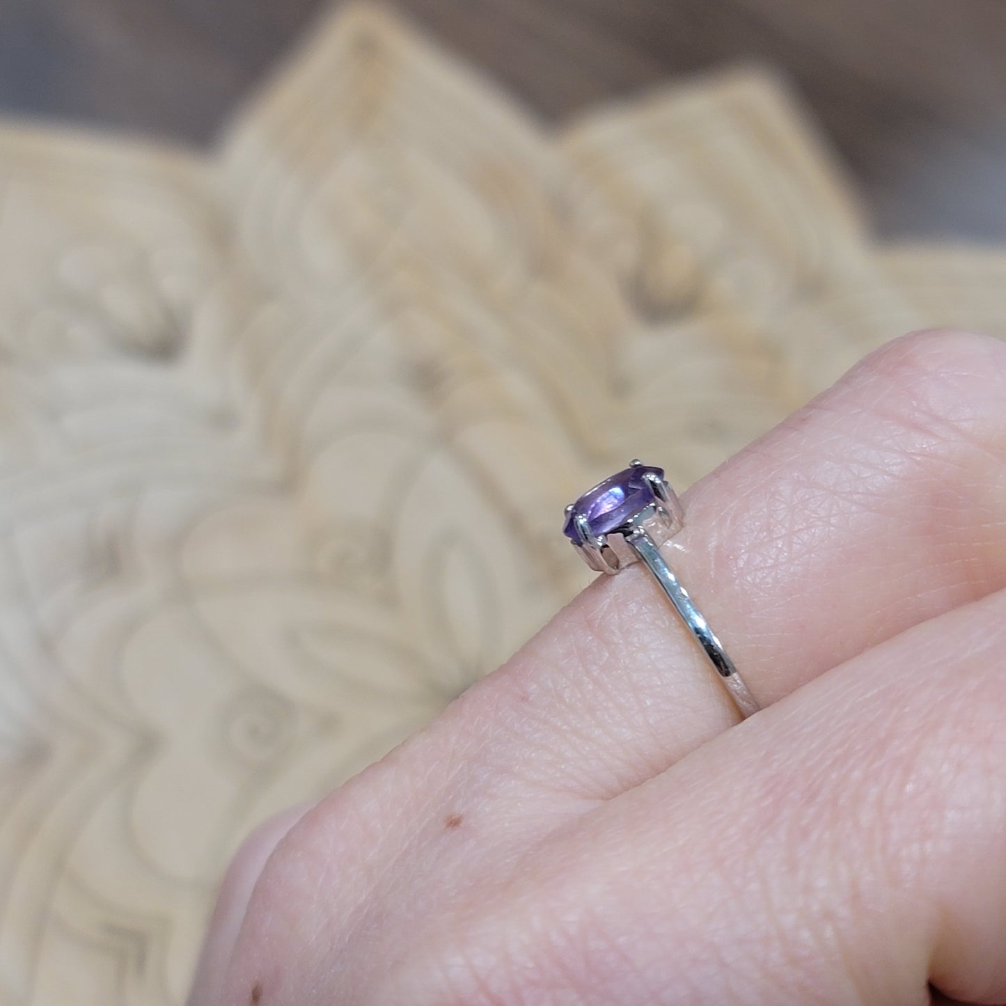 Amethyst Ring || .925 Sterling Silver - various sizes
